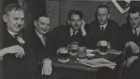 Franta Sauer zcela vlevo 1936
